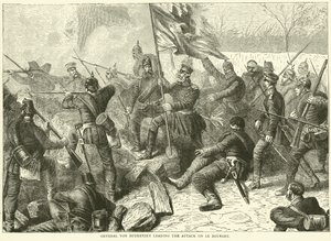 General Von Budretzky ledde attacken mot Le Bourget, oktober 1870 av English School