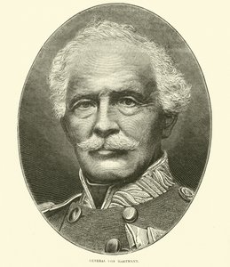 General von Hartmann, oktober 1870 av English School