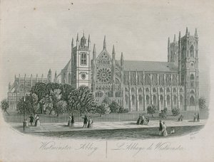 Allmän bild av Westminster Abbey av English School
