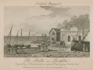 Allmän vy över baden i Brighton av English School