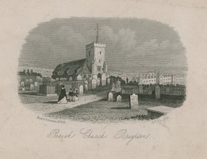 Översikt över Parish Church i Brighton av English School