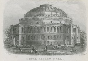 Översikt över Royal Albert Hall av English School