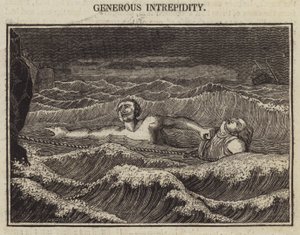 Generös intrepidity (gravyr) av English School