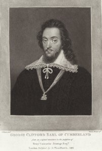 George Clifford Earl of Cumberland av English School