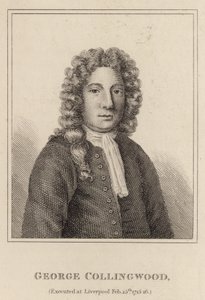 George Collingwood, avrättad i Liverpool 25 februari 1715-16 av English School
