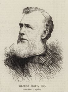 George Hope, Esquire (Gravur) von English School