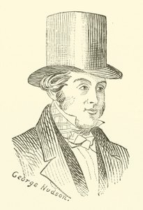 George Hudson, järnvägskungen (gravyr) av English School