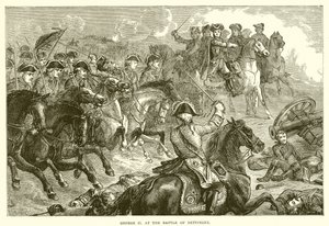 George II i slaget vid Dettingen