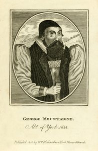 George Mountaigne, ärkebiskop av York av English School