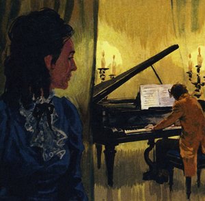George Sand tog Chopin till ett hus i Nohant där han fortsatte att komponera av English School