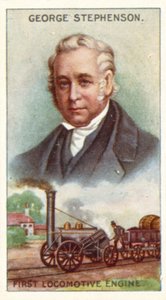 George Stephenson, första lokmotorn av English School
