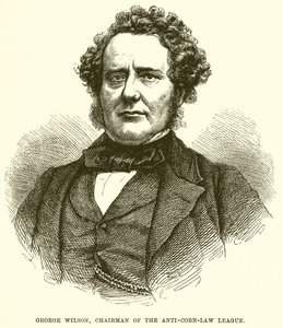 George Wilson, ordförande för Anti-corn-Law League av English School