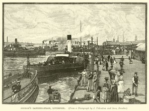 Georges Landing-Stage, Liverpool av English School