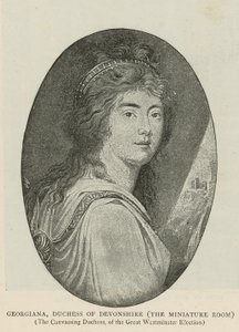 Georgiana, hertiginna av Devonshire av English School