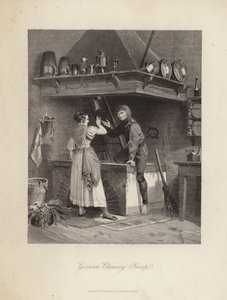 Tysk skorstensfejarmästare (lito) av English School