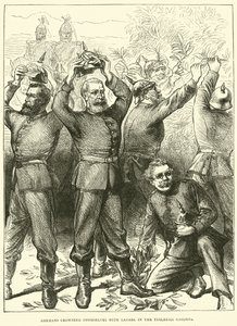 Tyskarna kröner sig själva med Laurel i Tuilerierna, mars 1871 av English School