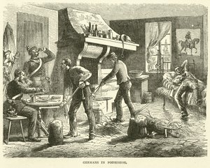 Tyskarna i besittning, september 1870 av English School
