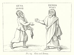 Geta och Demea (gravyr) av English School