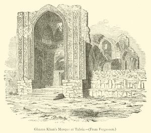 Ghazan Khans moské i Tabriz (gravyr) av English School