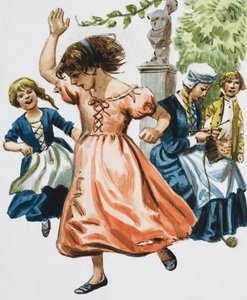 Flickor som dansar av English School