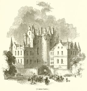 Glamis slott av English School
