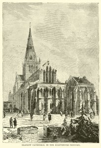 Glasgow Cathedral på sjuttonhundratalet av English School