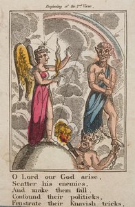 God Save the King, ca 1810 (färgad gravyr) av English School