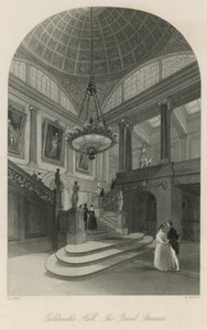 Goldsmiths Hall, den stora trappan av English School