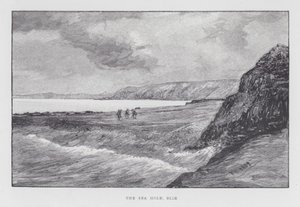 Golf: Havshålet, Elie (litho) av English School