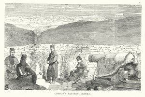 Gordons batteri, Krim (gravyr) av English School