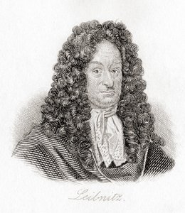 Gottfried Wilhelm av Leibniz av English School
