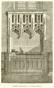 Gowers monument, St. Mary Overies av English School