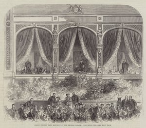 Grand Concert I lördags på Crystal Palace, Royal Box (gravyr) av English School