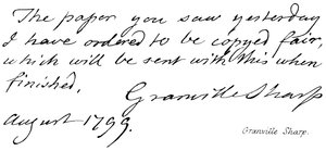 Granville Sharp av English School