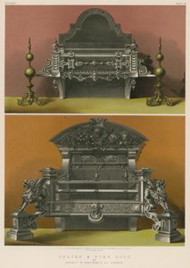 Grates and Fire Dogs av Mrs M Feetham and Co, London av English School