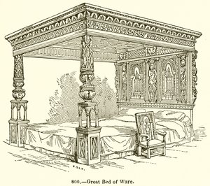 Great Bed of Ware av English School