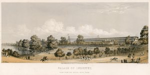Stor utställning, 1851, Från bron, Hyde Park av English School