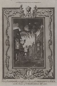 Londons stora brand, 1666 av English School