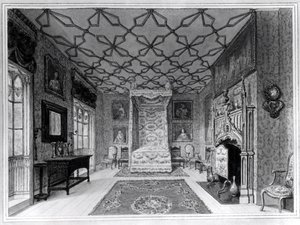 Great North Bed Chamber of Strawberry Hill av English School