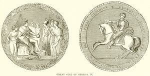 George IV:s stora sigill av English School