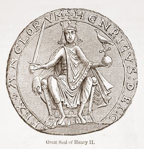Henrik II:s stora sigill av English School