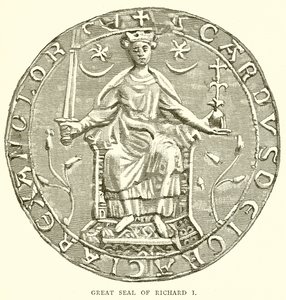 Richard I:s stora sigill av English School