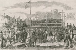Stor utomhusdemonstration mot Chelseas nya broavgift av English School