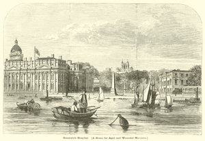 Greenwich Hospital, ett hem för äldre och sårade sjöfarare av English School