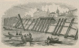 Greenwich Pier efter hösten av English School