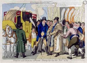 "Greys and Duns, or A Prime Bang Up for the Bit", pub. av Thomas Tegg av English School