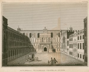 Guildhall Chapel, London av English School