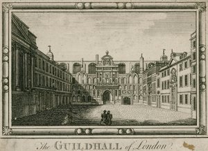 Guildhall, London av English School