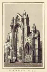Guisborough Priory (litografi) av English School