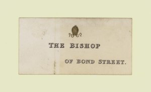 Vapenslagare, William Bishop, handelskort av English School